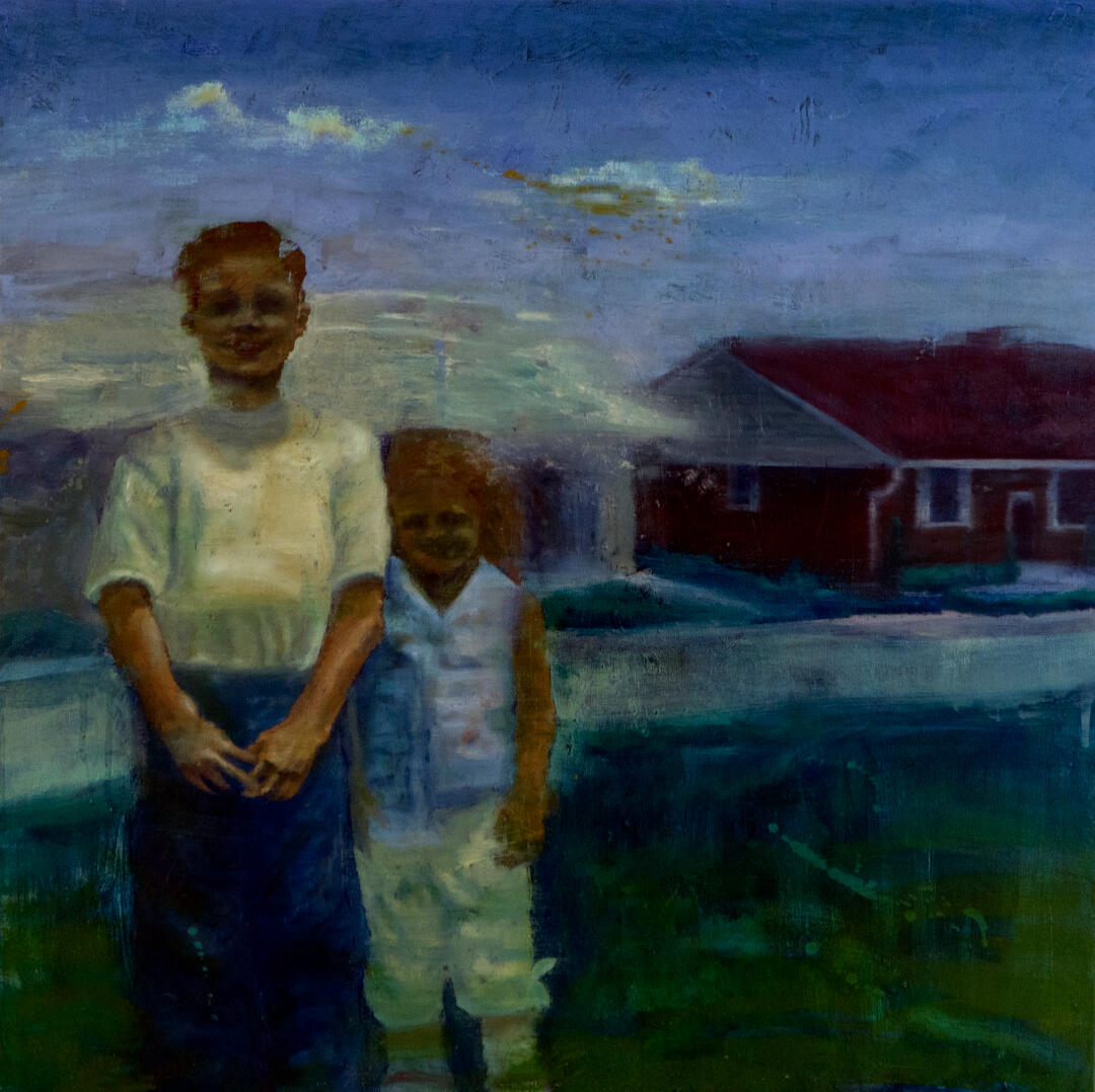 'Empty Streets'; Oil on canvas; 60 x 60 cm; Not Available.