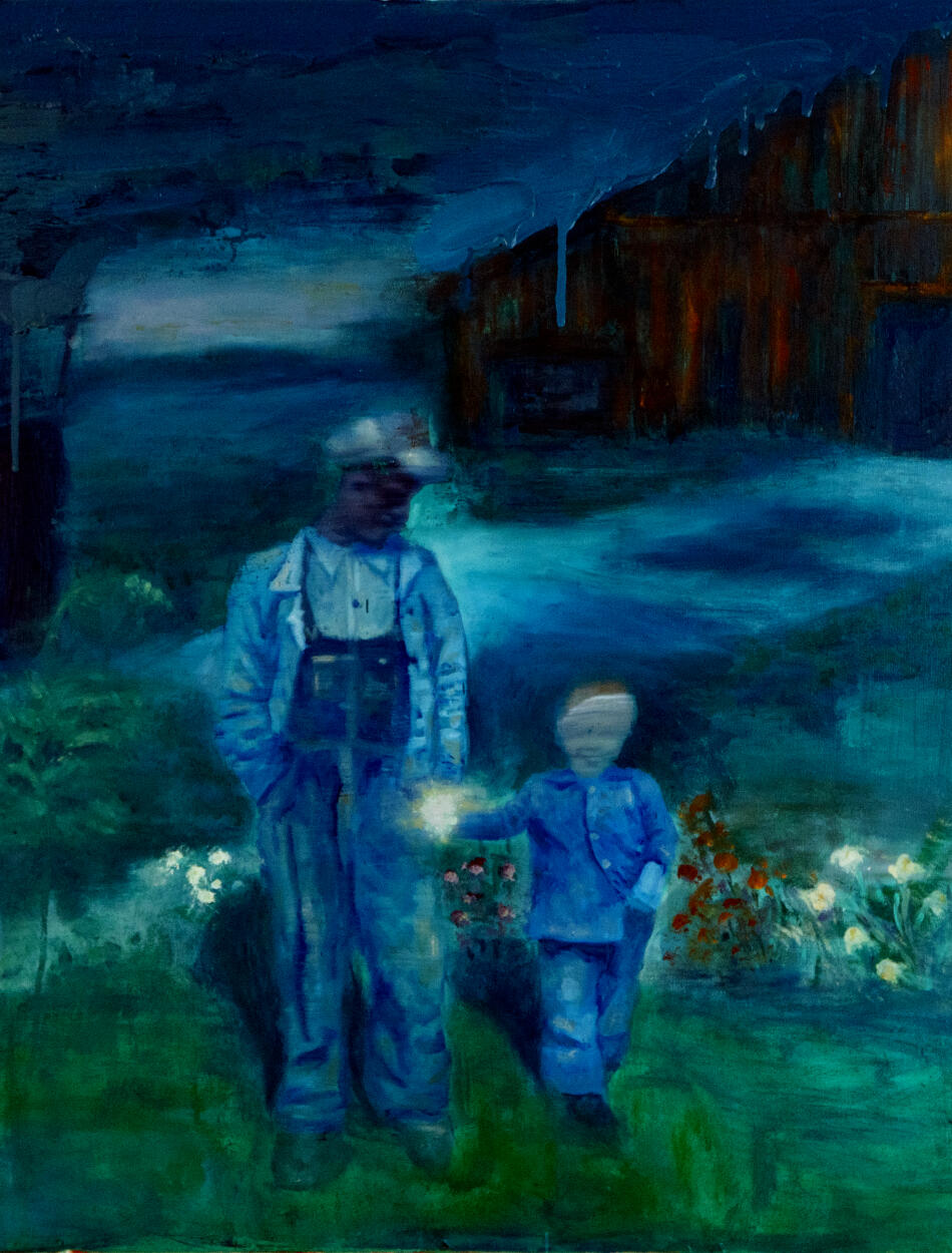 Blue Hour; Oil on canvas; 60 x 75cm; Sold