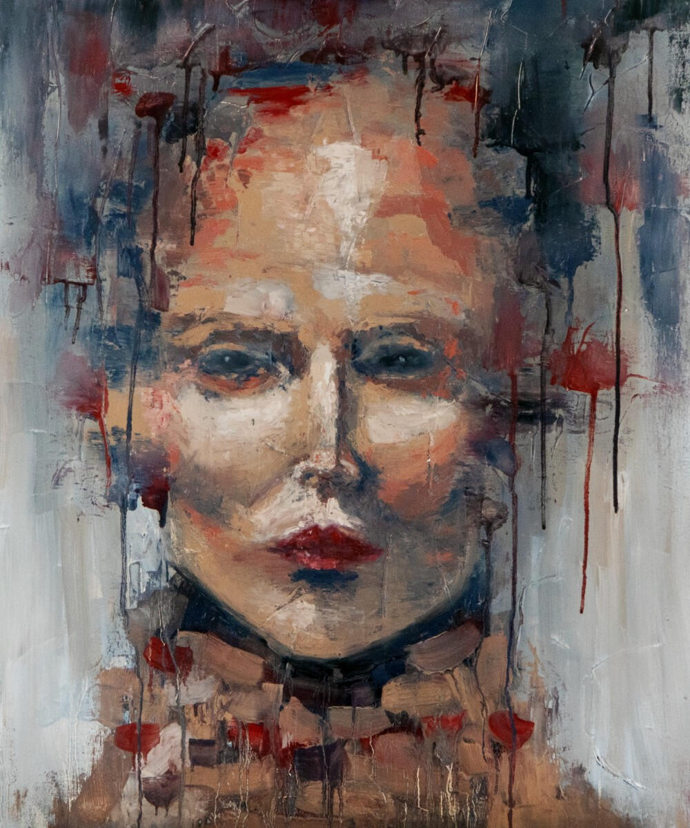 'Blinks'; Oil on canvas; 60 x 75 cm; $200