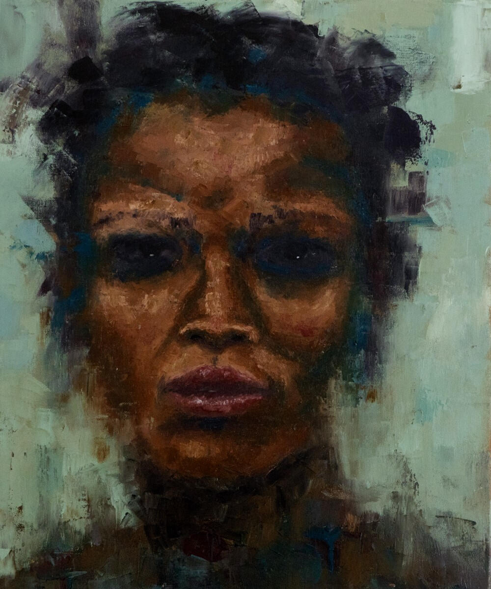 Untitled; Oil on canvas; 40 x 50 cm; $200
